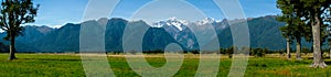 Southern Alps from Lake Matheson