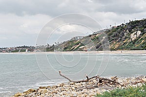 Southern California Coast on Cloudy Day