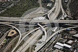 Southern California Freeway Interchange