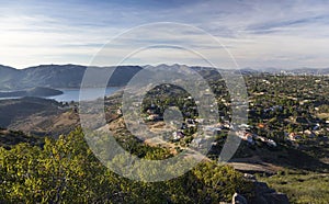 Southern California Landscape Bernardo Mountain Lake Hodges Poway San Diego County North Inland photo