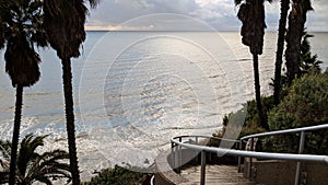 Southern California Sunset Beach Scenes - Encinitas.