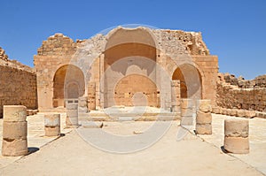 The southern church in the ancient Nabataean city of Shivta