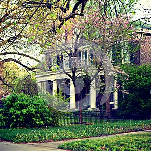 Southern Colonial Brick House