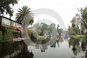 Mexican water district of Xochimilco. photo