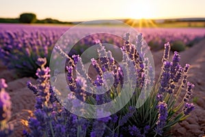 Southern France Italy lavender Provence field blooming violet flowers aromatic purple herbs plants nature beauty perfume