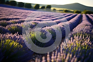 Southern France Italy lavender Provence field blooming violet flowers aromatic purple herbs plants nature beauty perfume