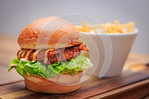 Southern Fried Chicken Burger