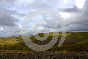 Southern Iceland Icelandic landscape with highlands