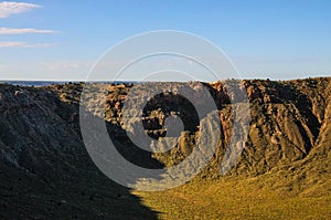 The Southern Rim of Meteor Crater