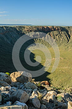 The Southern Rim of Meteor Crater