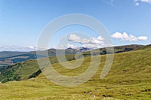 The southern slopes of Ben Nevis from Finnish-aig Viewpoint - Scotland