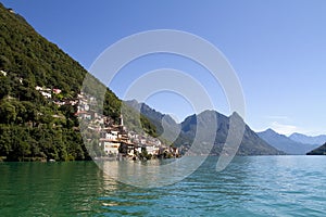 Southern Switzerland - View of Gandria