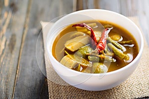 Southern Thai food Kaeng Tai Pla