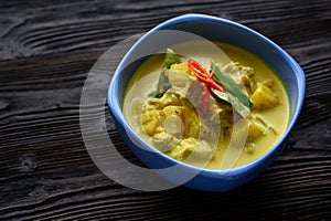 Southern Thai  style curry with pork and pineapple