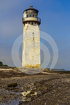 Southerness Lighthouse, Dumfries and Galloway, Scotland.