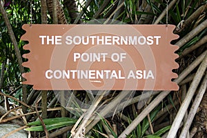 Southernmost Point of Continental Asia