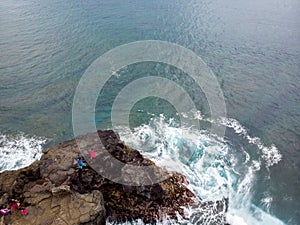 The Southest point of Mauritius. Africa Indian Ocean