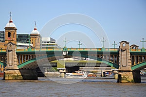 Southwark bridge in London City