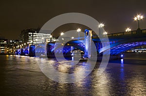 Southwark Bridge in London photo