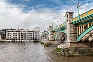 Southwark Bridge London England photo