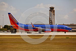Southwest Airlines Boeing 737 taxiing