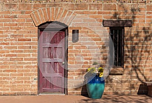 Southwest architecture, exterior door