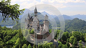 Southwest Bavaria, Germany. Neuschwanstein Castle.