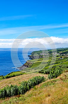 Southwest coast at Feteiras, SÃÂ£o Miguel Island, Azores, AÃÂ§ores, Portugal, Europe photo