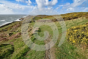 Southwest Coast Path at Morte Point