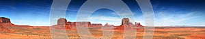 Southwest Panorama of Monument Valley