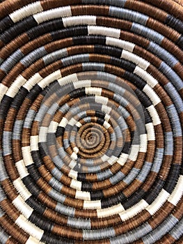 Southwest woven basket design