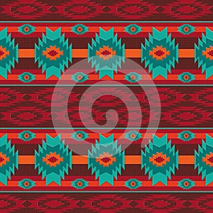 Southwestern navajo seamless pattern