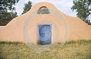 Southwestern style entrance to the Greer Garson ranch