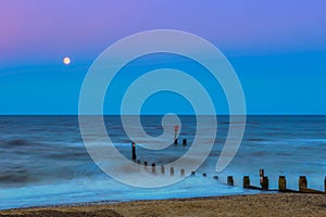 Southwold Beach at Sunset