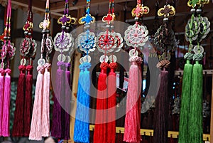 Souvenir from China, lucky charms knot with tassel photo