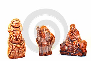 Souvenir Chinese netsuke stand on the table