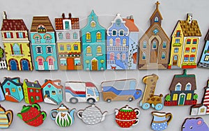 Souvenir colorful houses