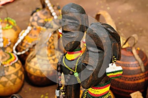 Souvenir from Ethiopia, African totem