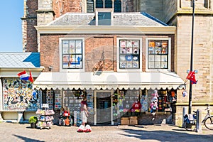 Souvenir gift shop in Haarlem, Netherlands