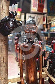 Souvenir market in Nairobi Capital, Kenya