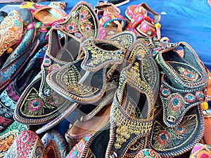 A souvenir shop in Jaisalmer