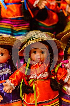 Souvenir shop with the traditional Mexican objects