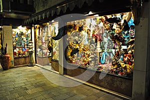 Souvenir shop in Venice, Italy