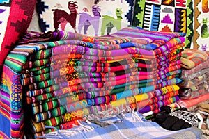 Souvenir traditional quechua textil cover photo