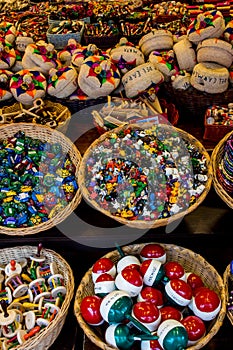 Souvenirs found on Fifth Avenue in Playa Del Carmen Mexico