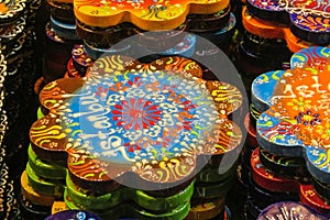Souvenirs from Istanbul at Grand Bazar, Turkey