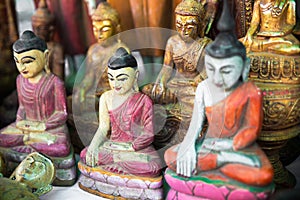 Souvenirs on the market Myanmar