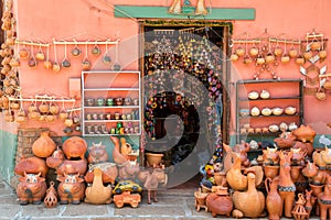 Souvenirs in Raquira