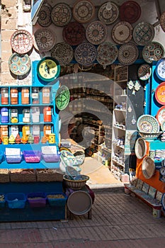 Souvenirs and spices shop, Morocco