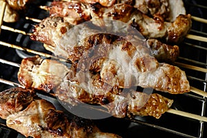 souvlaki on electric grill